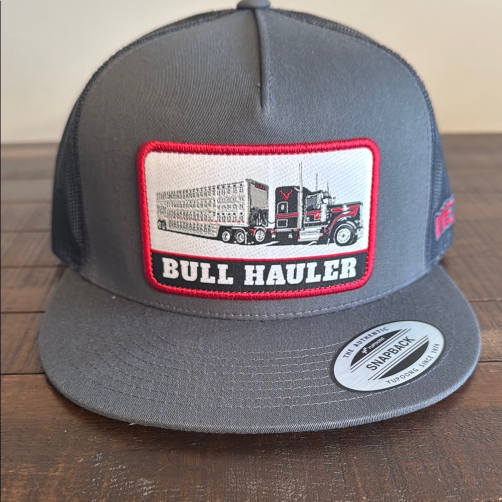 Bull Hauler Vexil Brand Gray Cap Hat
